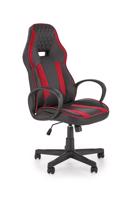 Gamer szék, állítható, bőr - fém - műanyag, fekete - piros - TRANSFORMER - Butopêa